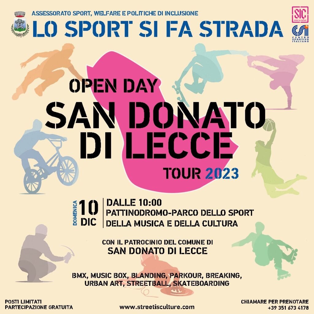 Street is Culture – Open Day San Donato di Lecce