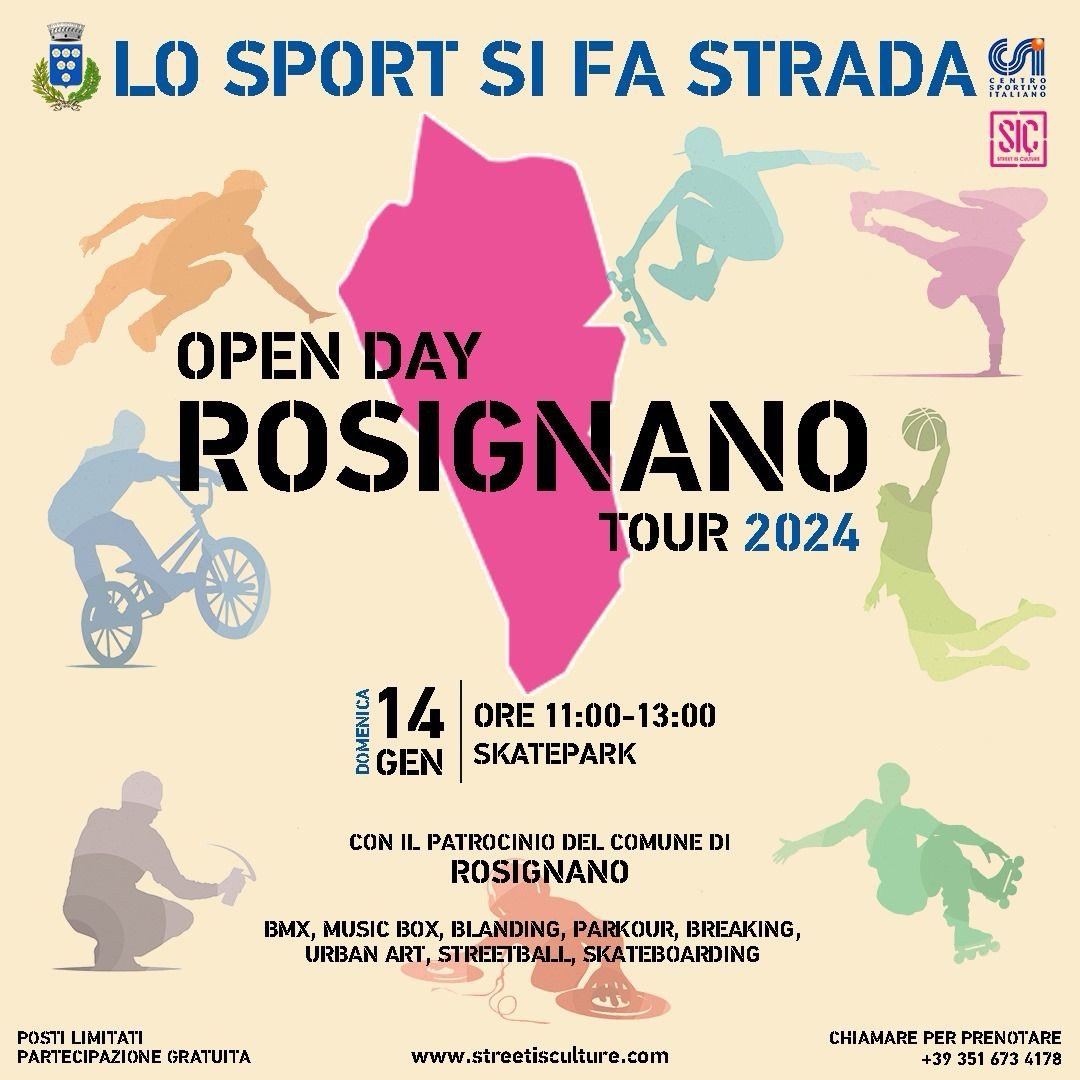 Street is culture- Open Day Rosignano Street is culture- Open Day Rosignano